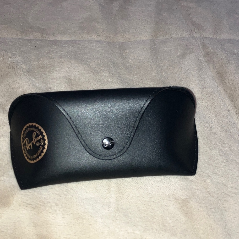 Ray-Ban Black Leather Sunglasses Case